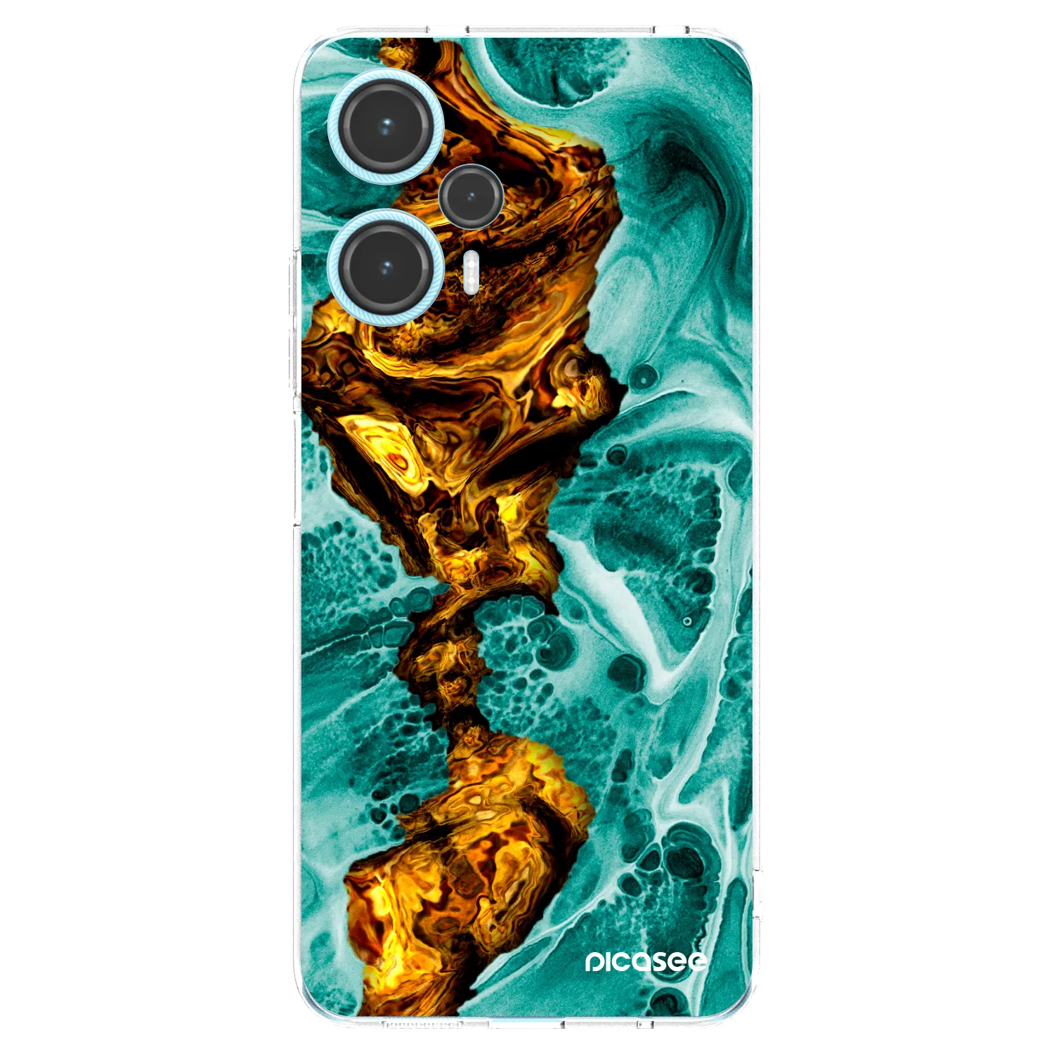 Picasee silikonski prozorni ovitek za Xiaomi Poco F5 - Goldsky