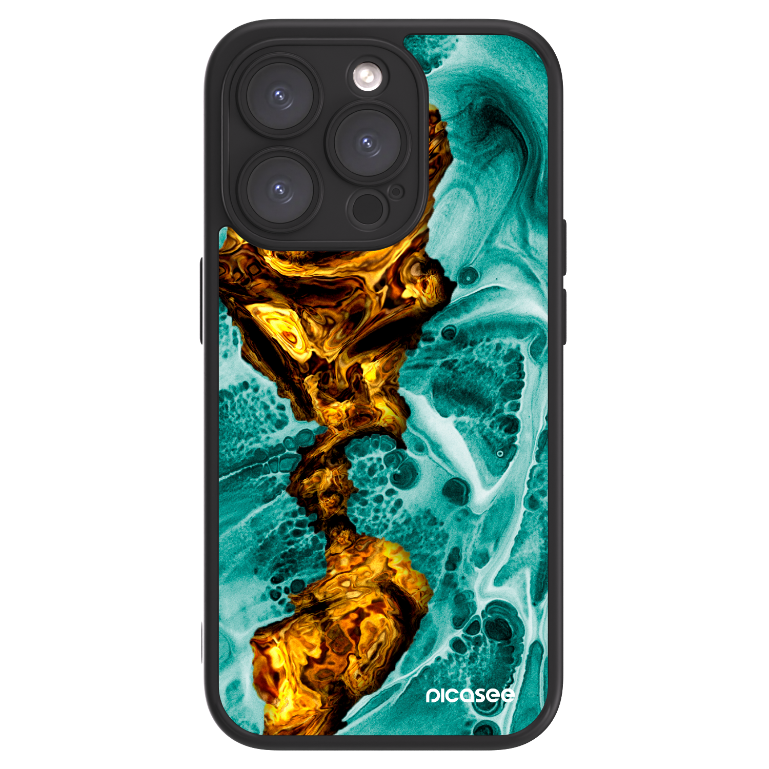 Picasee ULTIMATE CASE za Apple iPhone 15 Pro - Goldsky