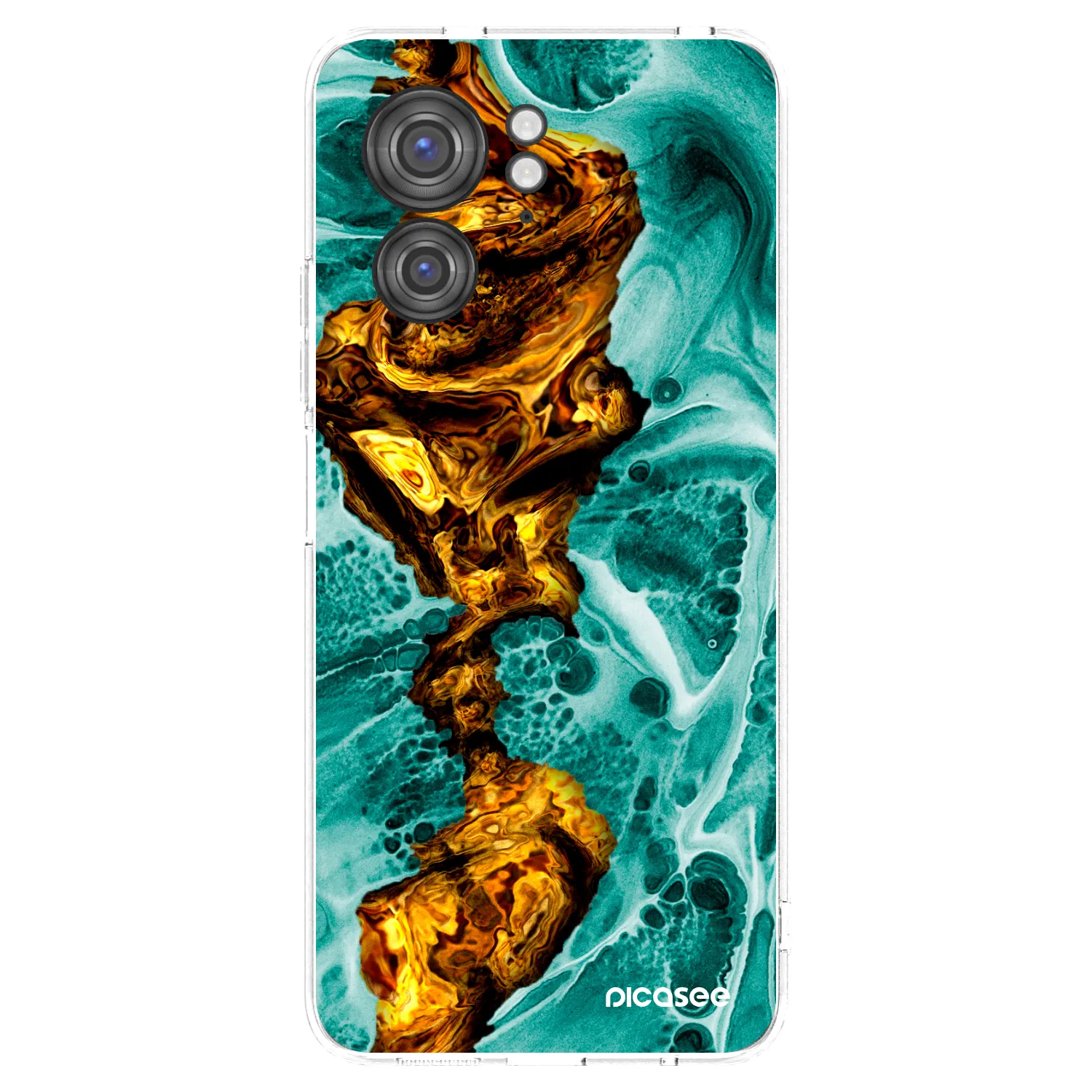Picasee silikonski prozorni ovitek za Motorola Edge 40 - Goldsky