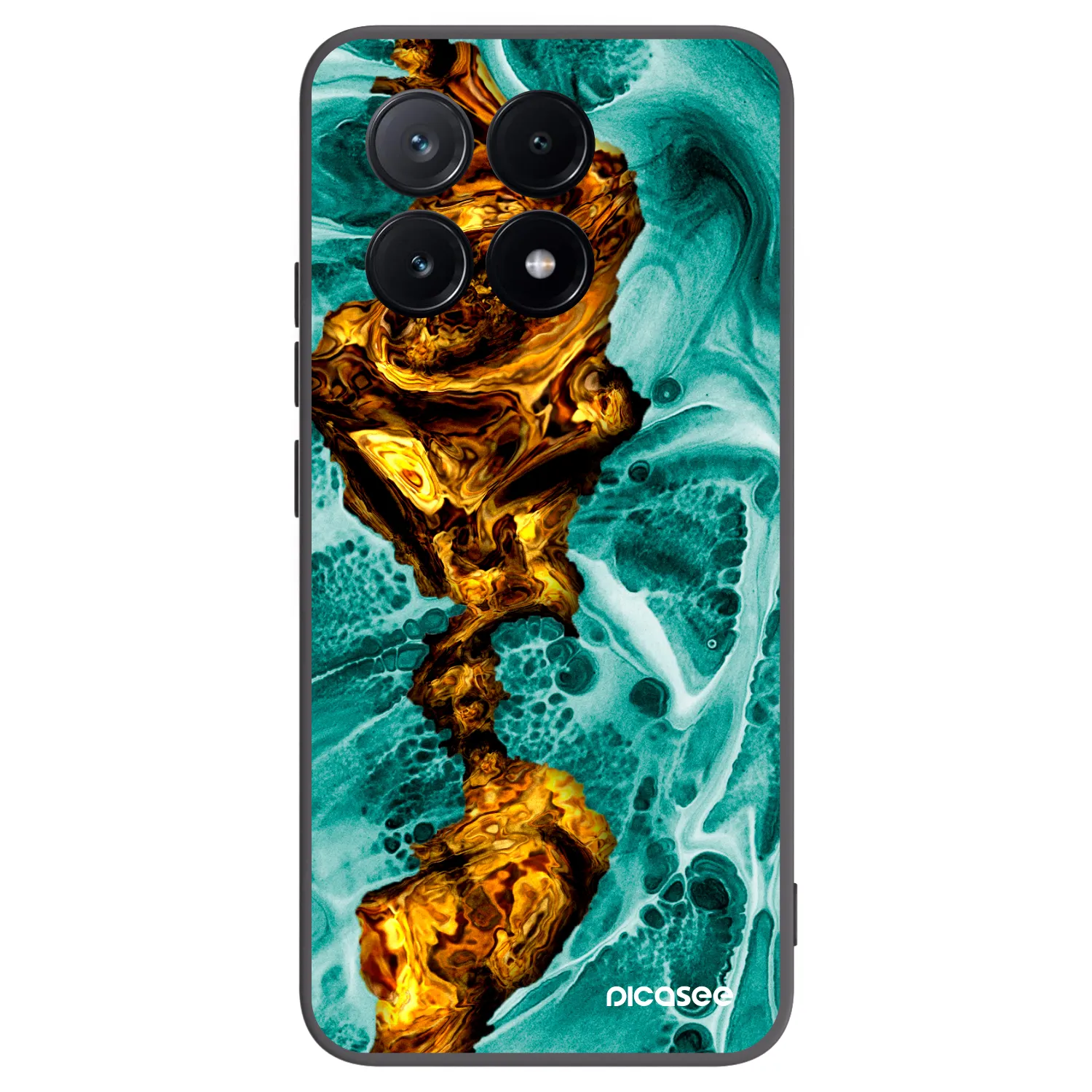 Picasee silikonski črni ovitek za Xiaomi Poco X6 Pro - Goldsky