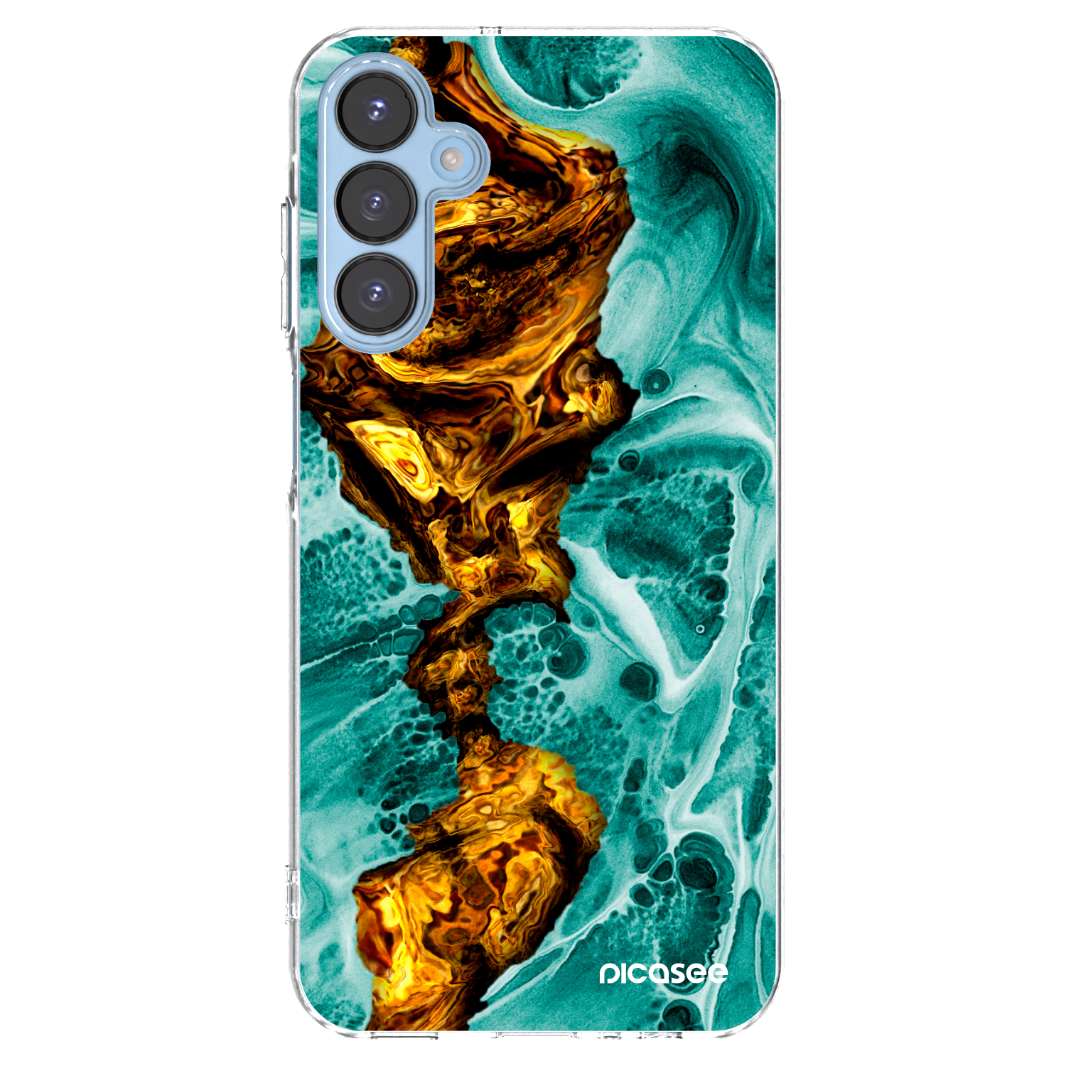 Picasee silikonski prozorni ovitek za Samsung Galaxy A15 A156B 5G - Goldsky