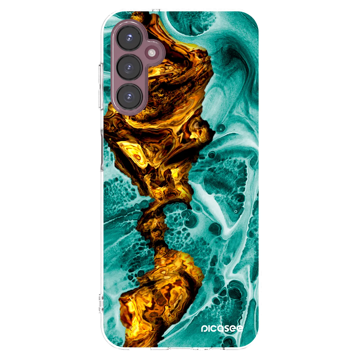 Picasee silikonski prozorni ovitek za Samsung Galaxy A05s A057G - Goldsky