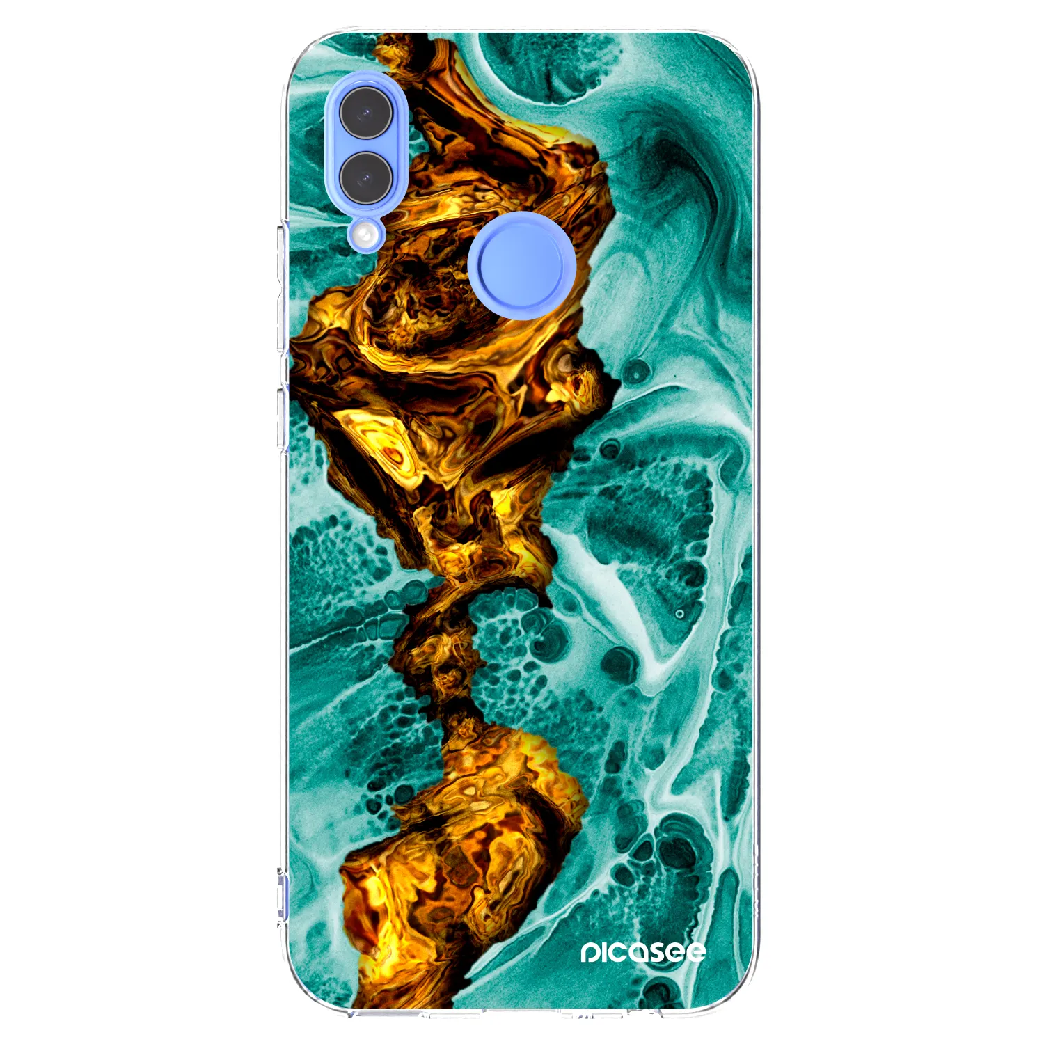 Picasee silikonski prozorni ovitek za Honor 10 Lite - Goldsky