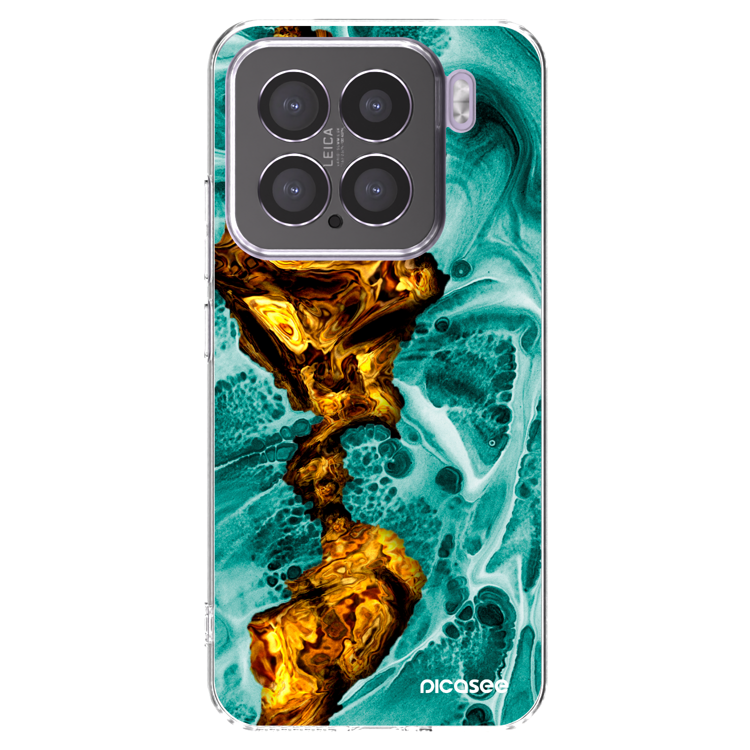 Picasee silikonski prozorni ovitek za Xiaomi 15 - Goldsky