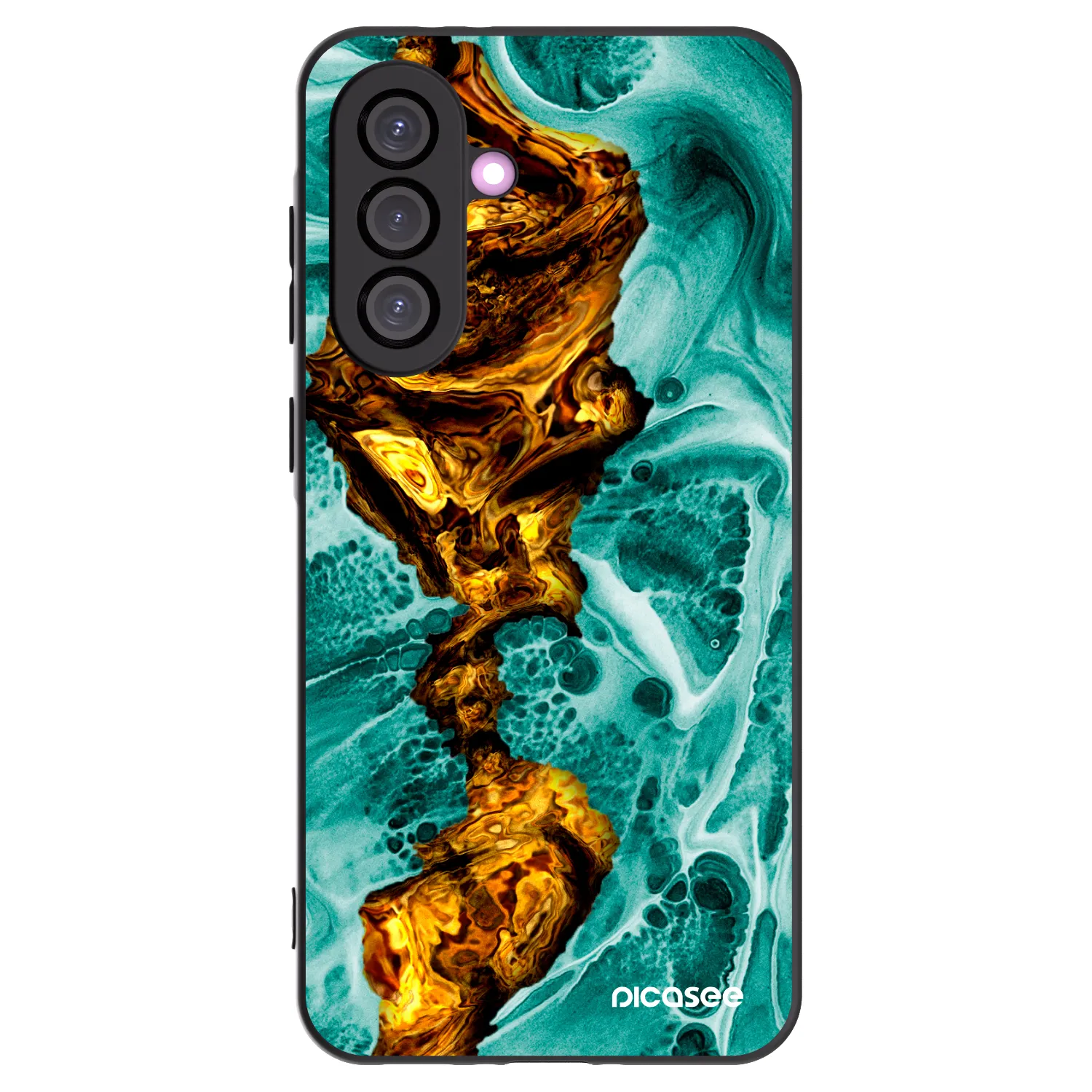 Picasee silikonski črni ovitek za Samsung Galaxy A56 5G A566B - Goldsky