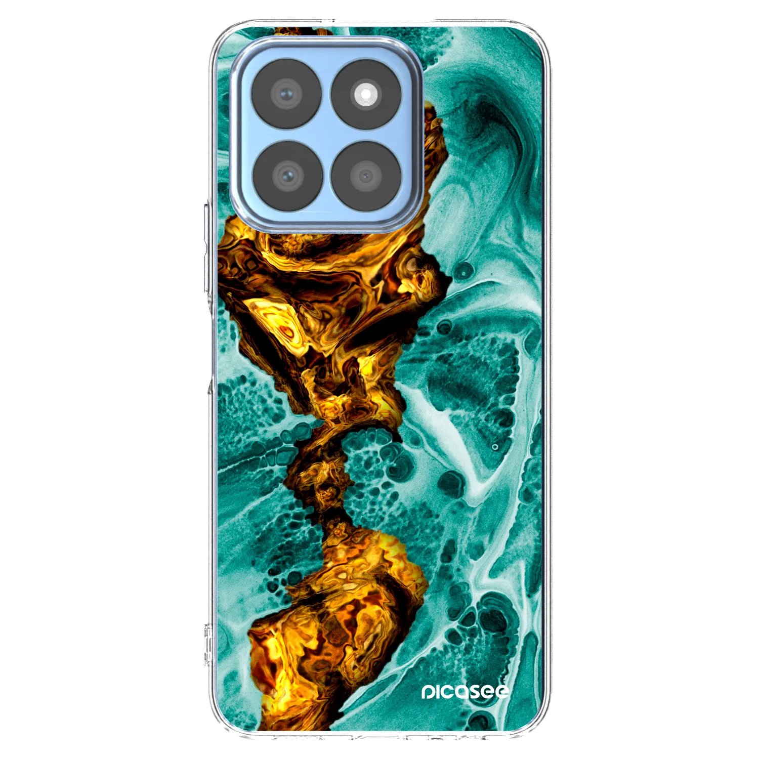 Picasee silikonski prozorni ovitek za Honor X8c - Goldsky