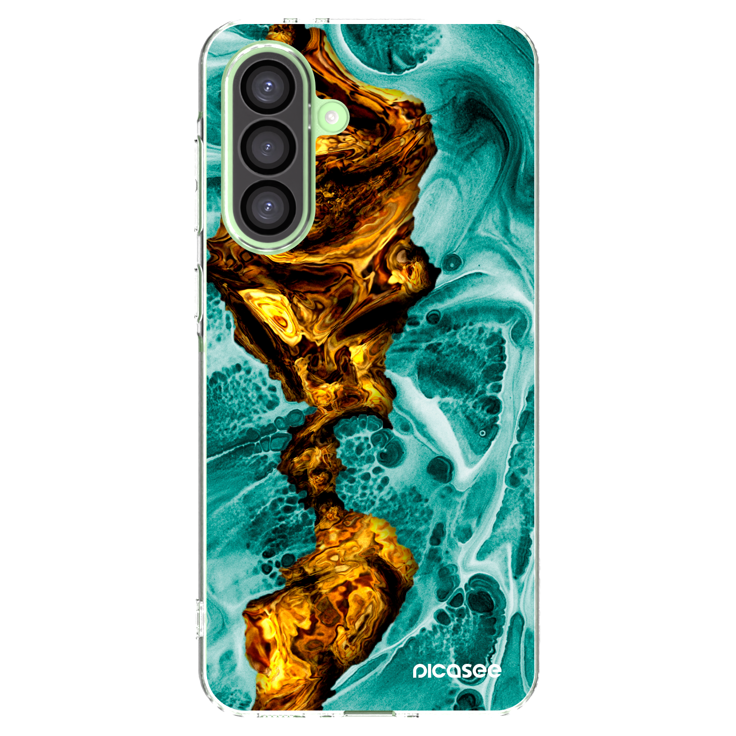 Picasee silikonski prozorni ovitek za Samsung Galaxy A26 5G A266B - Goldsky