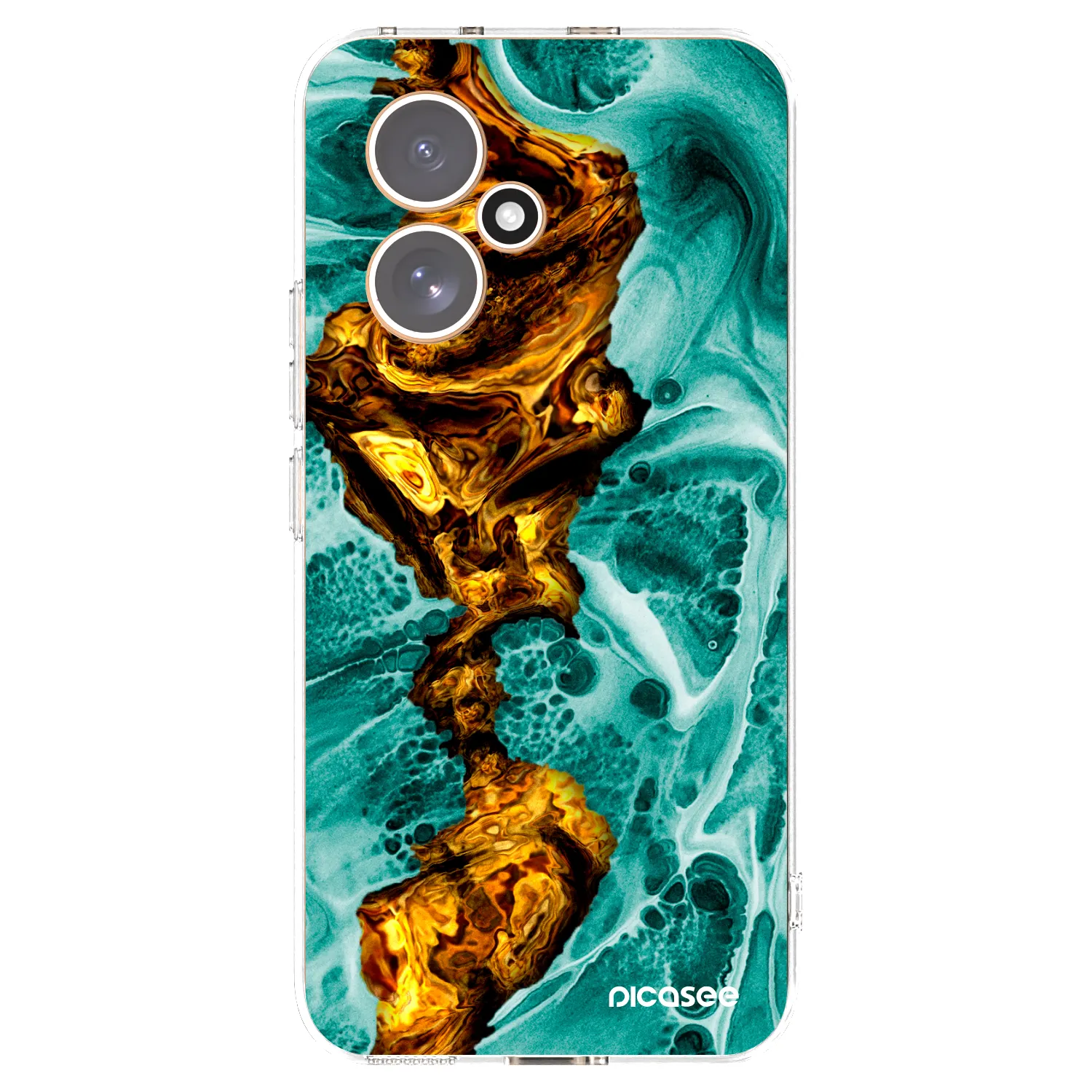 Picasee silikonski prozorni ovitek za Honor 400 5G - Goldsky