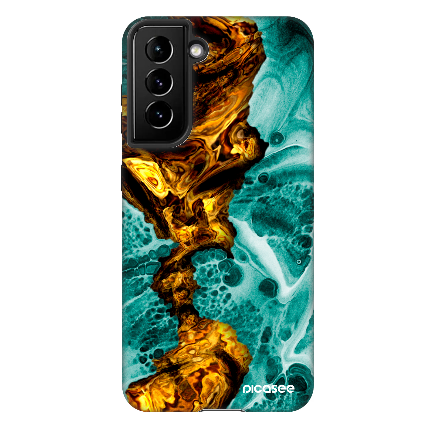 Picasee Fashion Case za Samsung Galaxy S22 5G - Goldsky