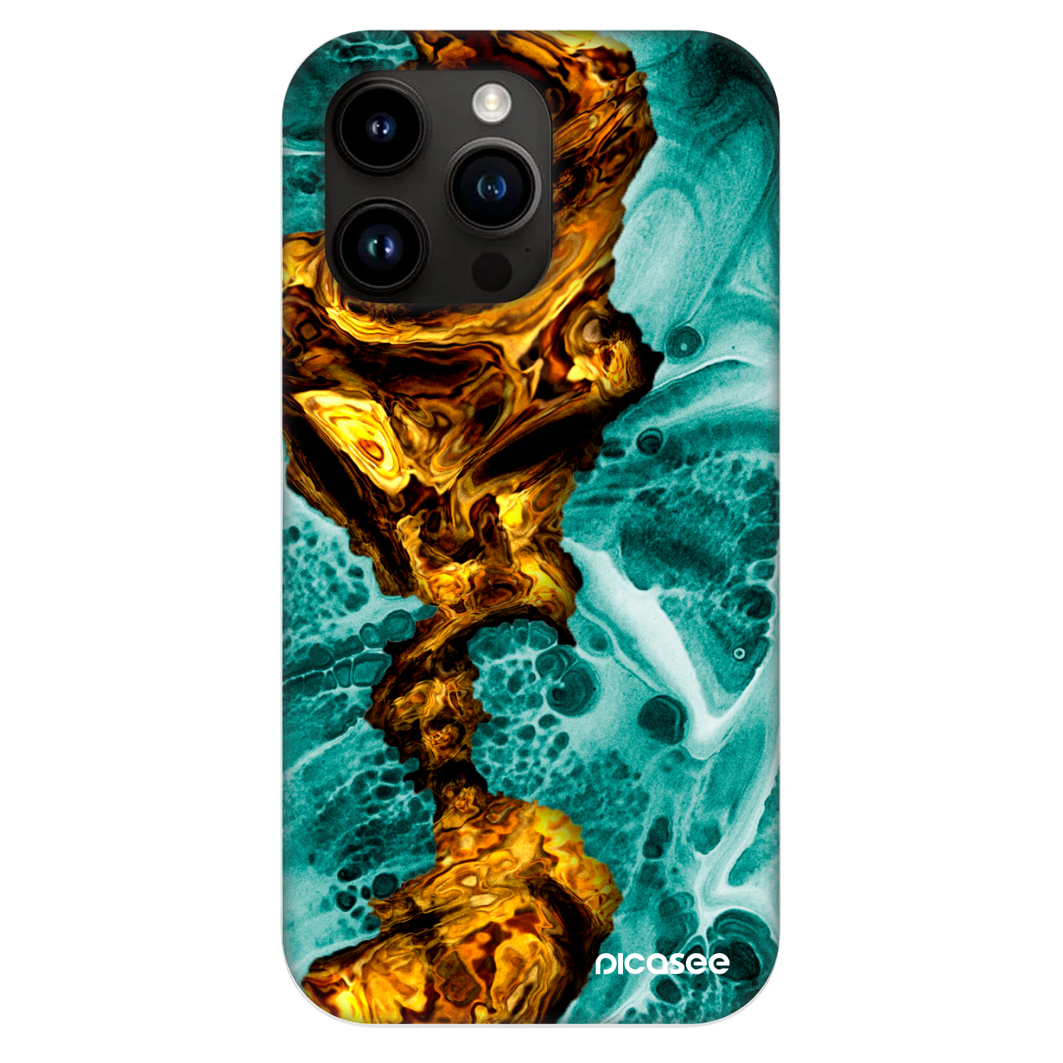 Picasee Fashion Case MagSafe za Apple iPhone 13 Pro - Goldsky