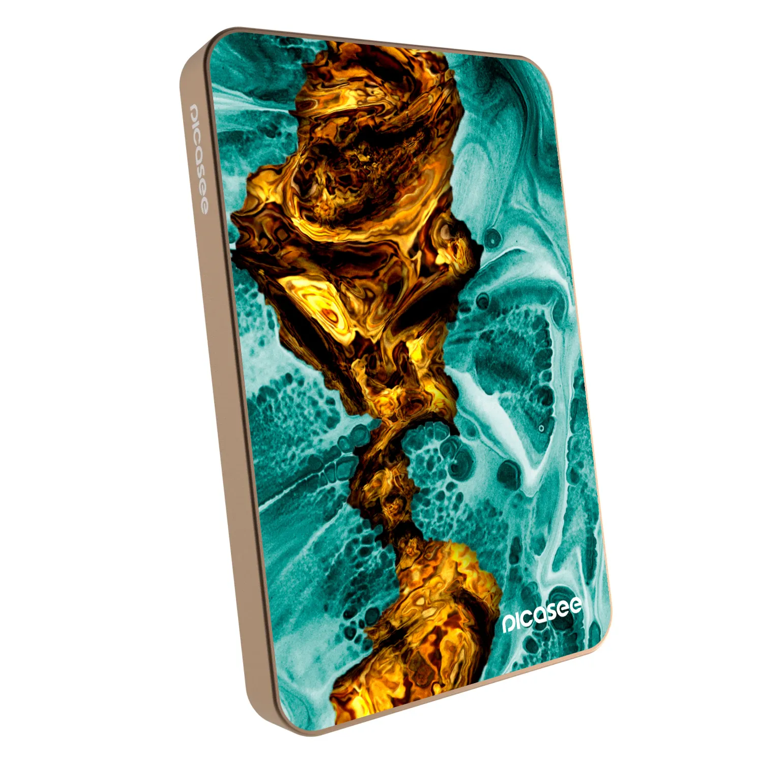 Picasee Prenosna baterija z MagSafe 5 000 mAh Zlati - Goldsky