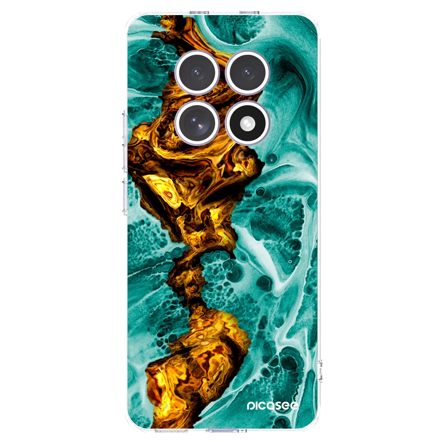 Picasee silikonski prozorni ovitek za Xiaomi Redmi Note 15 - Goldsky