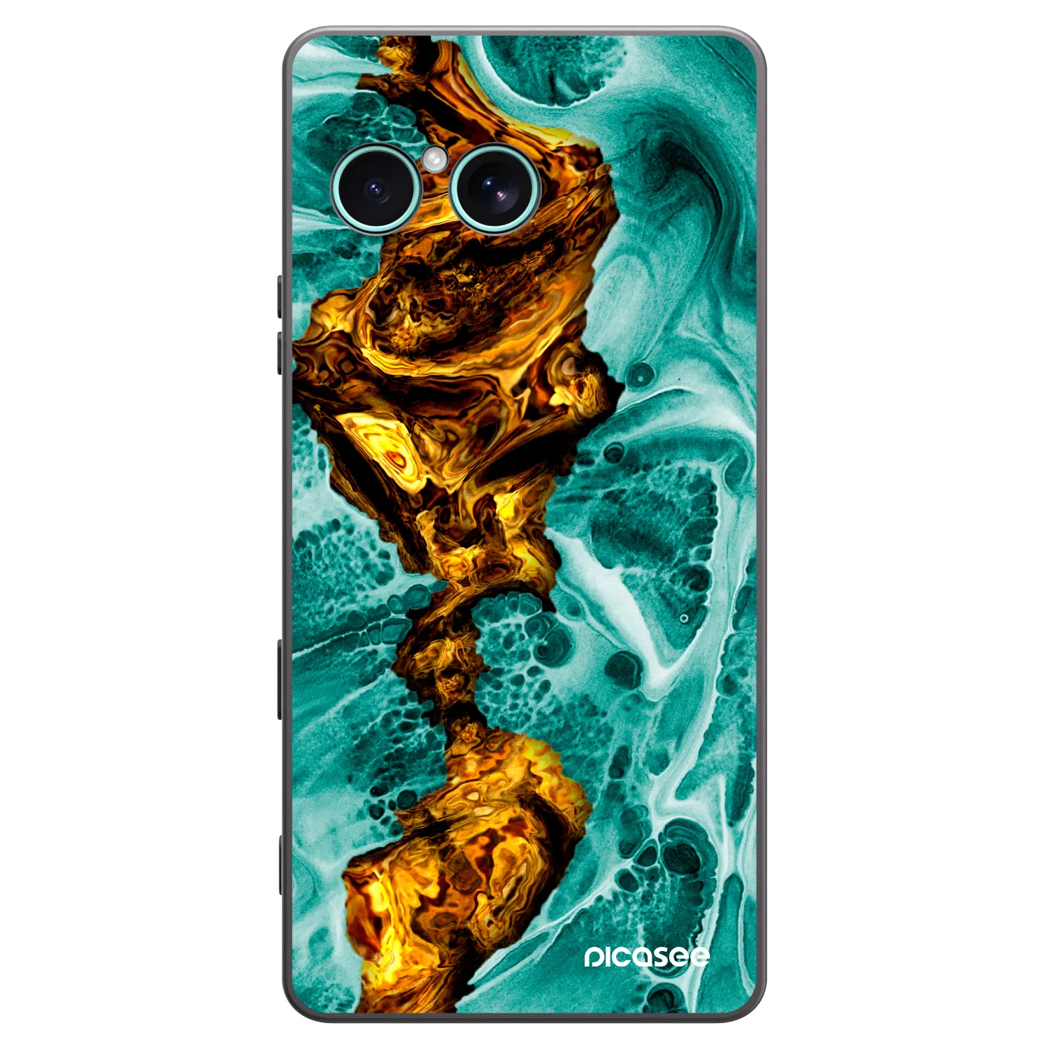 Picasee silikonski črni ovitek za Sony Xperia 10 VII - Goldsky