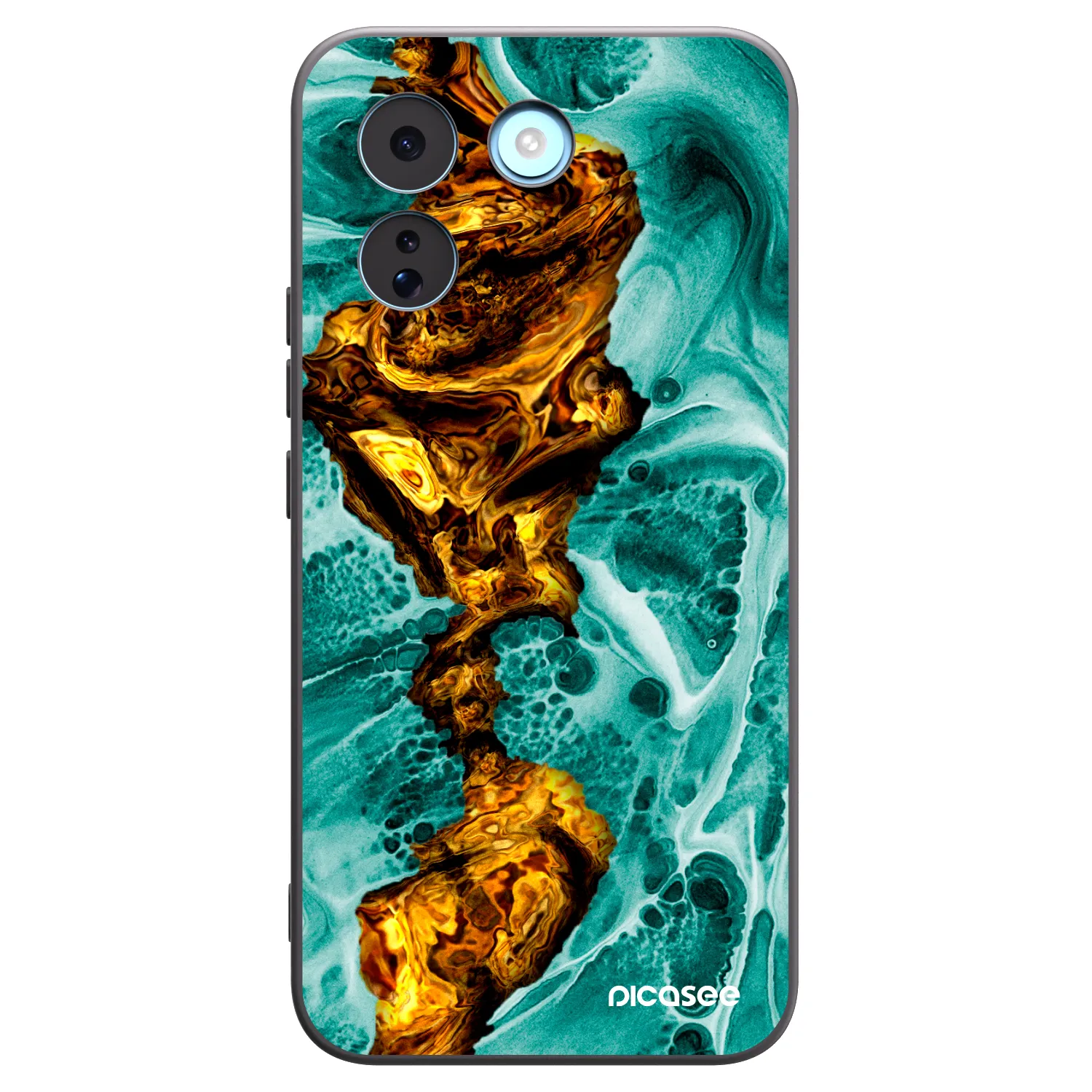 Picasee silikonski črni ovitek za Xiaomi Redmi Note 17 Pro MAX 5G - Goldsky