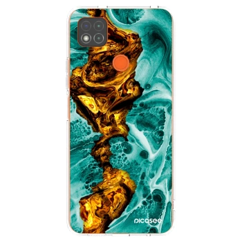 Picasee silikonski prozorni ovitek za Xiaomi Redmi 9C - Goldsky