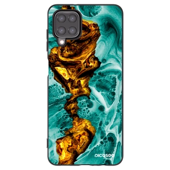 Picasee silikonski črni ovitek za Samsung Galaxy A12 A125F - Goldsky