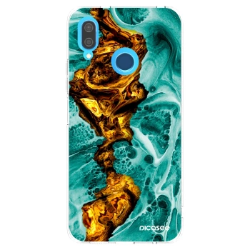 Picasee silikonski prozorni ovitek za Huawei P20 Lite - Goldsky