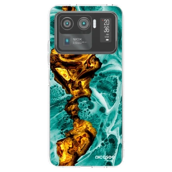 Picasee silikonski prozorni ovitek za Xiaomi Mi 11 Ultra - Goldsky