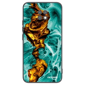 Picasee silikonski črni ovitek za Xiaomi Redmi Note 9T - Goldsky
