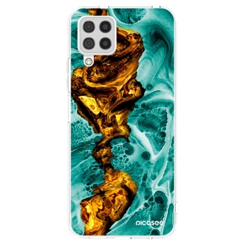 Picasee silikonski prozorni ovitek za Samsung Galaxy A22 A225F 4G - Goldsky