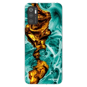 Picasee silikonski prozorni ovitek za Xiaomi Poco M3 Pro 5G - Goldsky