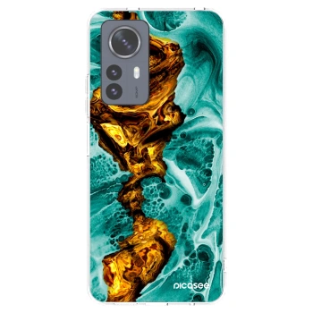 Picasee silikonski prozorni ovitek za Xiaomi 12 Pro - Goldsky