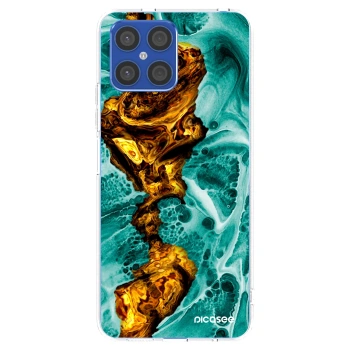 Picasee silikonski prozorni ovitek za Honor X8 4G - Goldsky