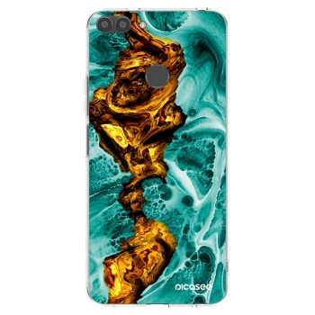Picasee silikonski prozorni ovitek za Huawei P Smart - Goldsky
