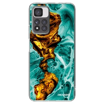 Picasee silikonski prozorni ovitek za Xiaomi Redmi Note 11 Pro+ 5G - Goldsky