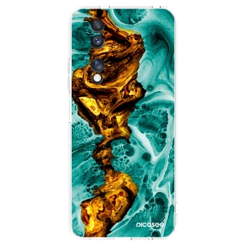 Picasee silikonski prozorni ovitek za Honor 70 - Goldsky