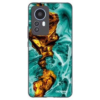 Picasee silikonski črni ovitek za Xiaomi 12T Pro - Goldsky