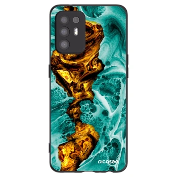Picasee silikonski črni ovitek za OPPO A94 5G - Goldsky
