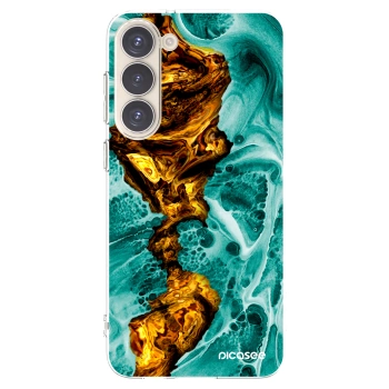 Picasee silikonski prozorni ovitek za Samsung Galaxy S23+ 5G - Goldsky