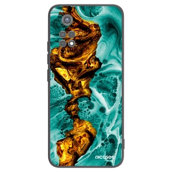 Picasee silikonski črni ovitek za Xiaomi Redmi Note 11S 5G - Goldsky