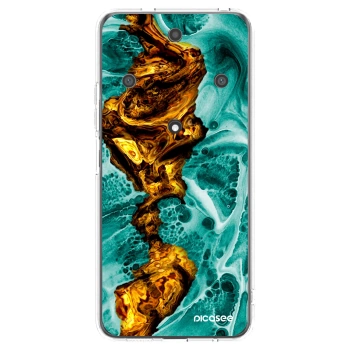 Picasee silikonski prozorni ovitek za Honor Magic5 Lite 5G - Goldsky