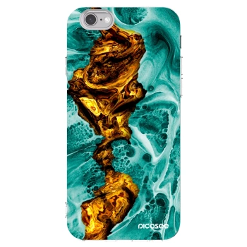 Picasee silikonski prozorni ovitek za Apple iPhone 6/6S - Goldsky