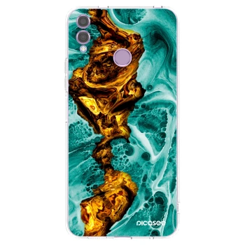 Picasee silikonski prozorni ovitek za Honor 8X - Goldsky