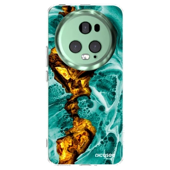 Picasee silikonski prozorni ovitek za Honor Magic5 Pro - Goldsky