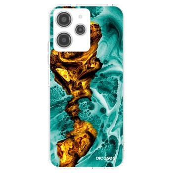 Picasee silikonski prozorni ovitek za Xiaomi Redmi 12 4G - Goldsky