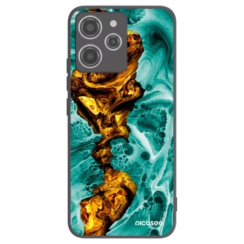 Picasee silikonski črni ovitek za Xiaomi Redmi 12 4G - Goldsky