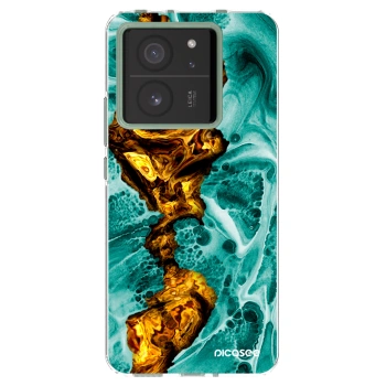 Picasee silikonski prozorni ovitek za Xiaomi 13T Pro - Goldsky