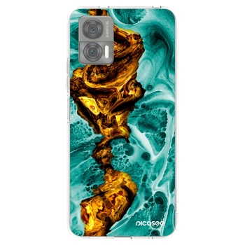 Picasee silikonski prozorni ovitek za Motorola Edge 30 Neo - Goldsky