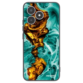 Picasee silikonski črni ovitek za Realme C53 - Goldsky