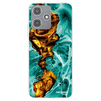 Picasee silikonski prozorni ovitek za Xiaomi Redmi 12 5G - Goldsky