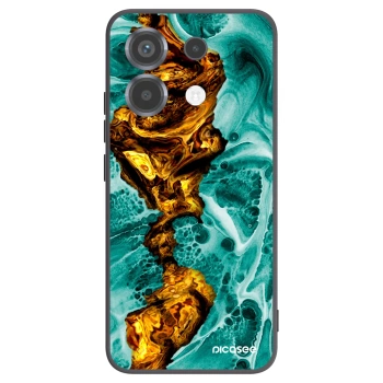 Picasee silikonski črni ovitek za Xiaomi Poco X6 - Goldsky