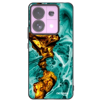 Picasee silikonski črni ovitek za Xiaomi Redmi Note 13 Pro 5G - Goldsky