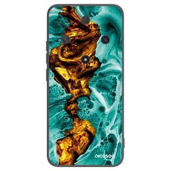 Picasee silikonski črni ovitek za Honor Magic6 Lite 5G - Goldsky
