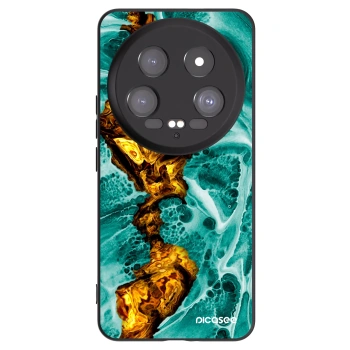 Picasee silikonski črni ovitek za Xiaomi 14 Ultra - Goldsky