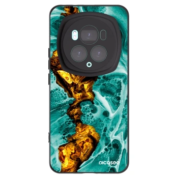 Picasee silikonski črni ovitek za Honor Magic6 Pro - Goldsky
