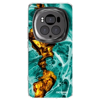 Picasee silikonski prozorni ovitek za Honor Magic6 Pro - Goldsky